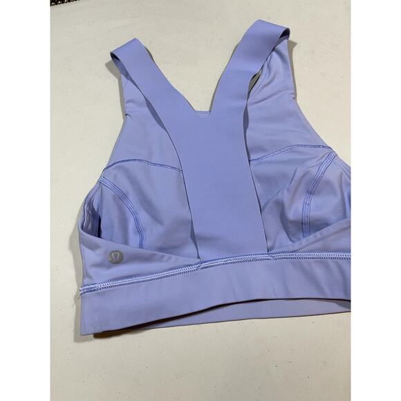Lululemon Fast Bra Size 4 EUC Blue - Picture 4 of 9